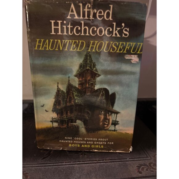 Vintage Alfred Hitchcocks Haunted Houseful Hardcover Book Dust Jacket 1961 - Picture 1 of 14